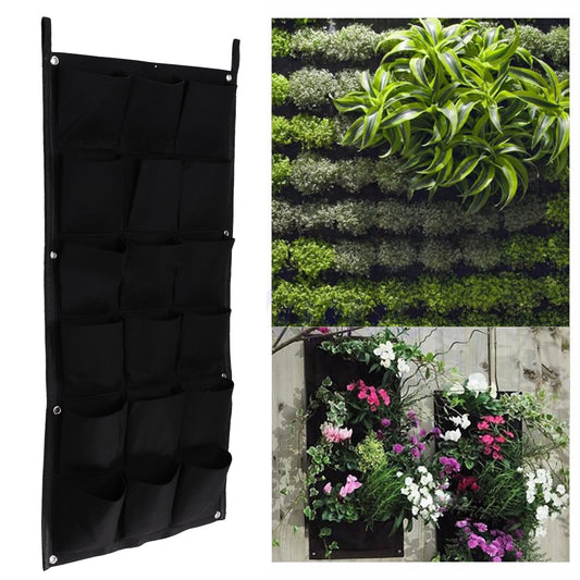 Vertical Garden Planter with 18 Felt Pockets by HitMyNeed