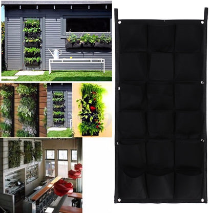 Vertical Garden Planter with 18 Felt Pockets by HitMyNeed