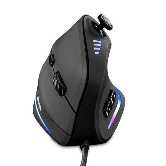 Vertical RGB Gaming Mouse with 11 Programmable Buttons by HitMyNeed