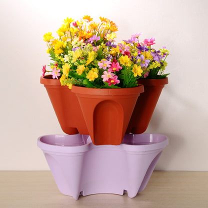 Vertical Stackable Planter Pot for Small Spaces by HitMyNeed