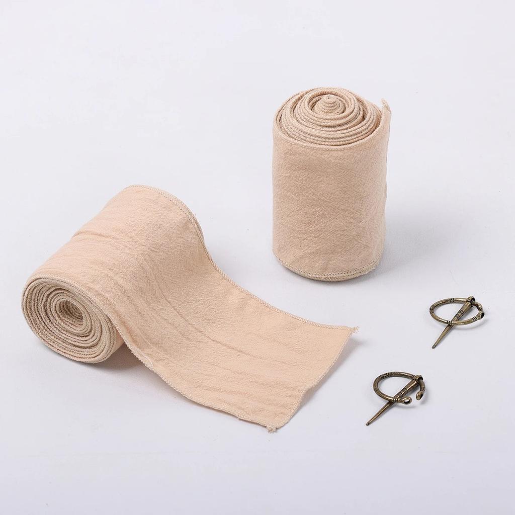 Viking Leg Wraps with Clasps for Men's Cosplay by HitMyNeed