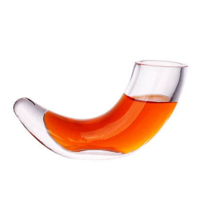 Viking Style Glass Drinking Horn Shot Glass by HitMyNeed