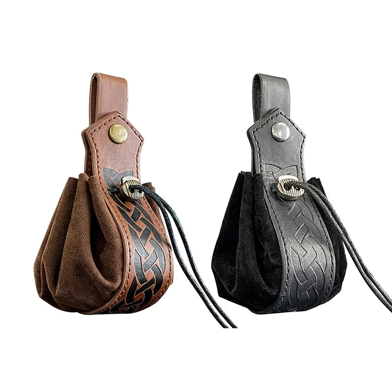 Viking Style Medieval Belt Pouch Coin Purse by HitMyNeed