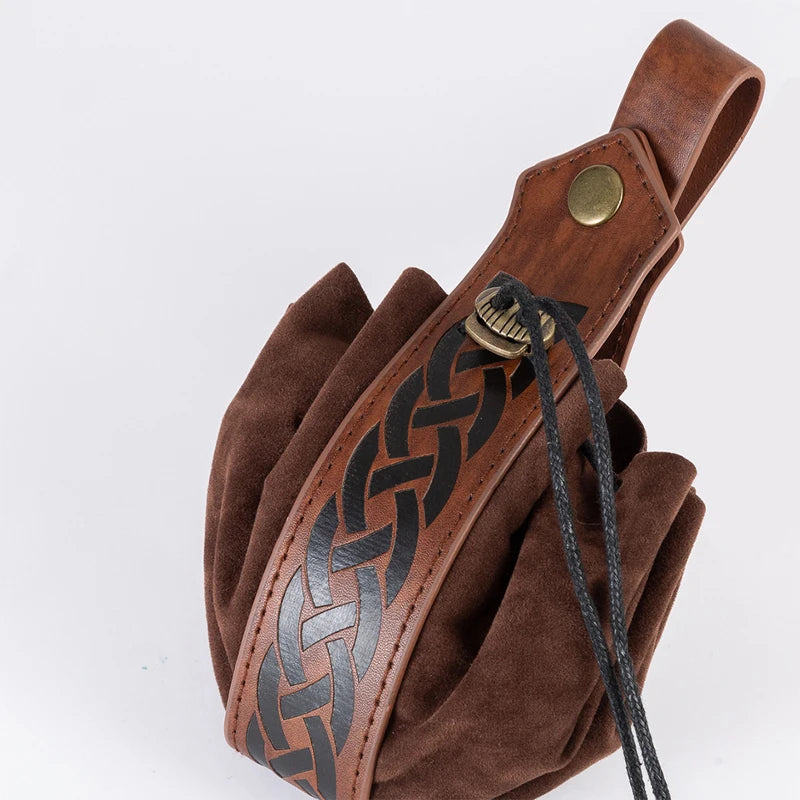 Viking Style Medieval Belt Pouch Coin Purse by HitMyNeed