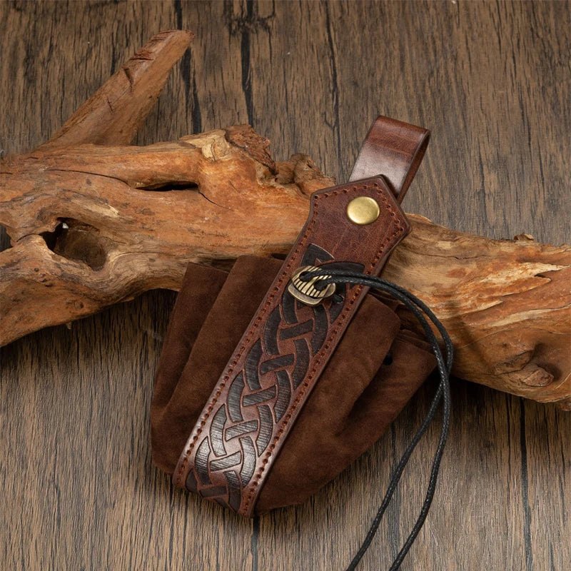 Viking Style Medieval Belt Pouch Coin Purse by HitMyNeed