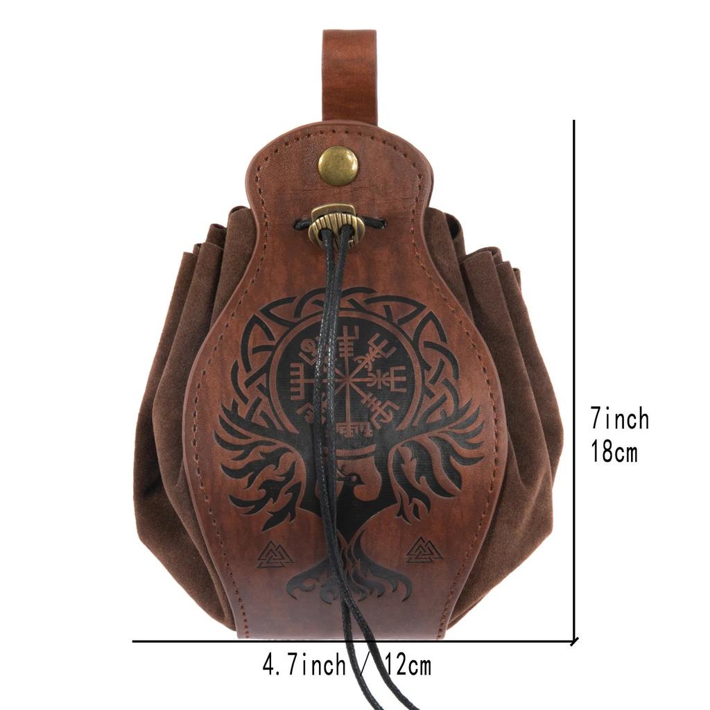 Viking Style Medieval Belt Pouch Coin Purse by HitMyNeed
