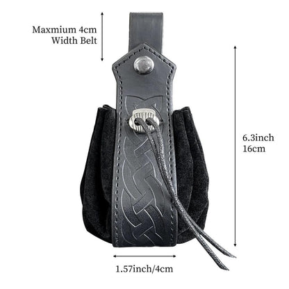 Viking Style Medieval Belt Pouch Coin Purse by HitMyNeed
