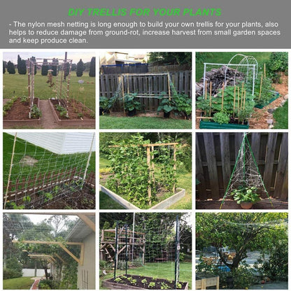 Vine Support Plastic Trellis Netting 5 x 30 ft by HitMyNeed