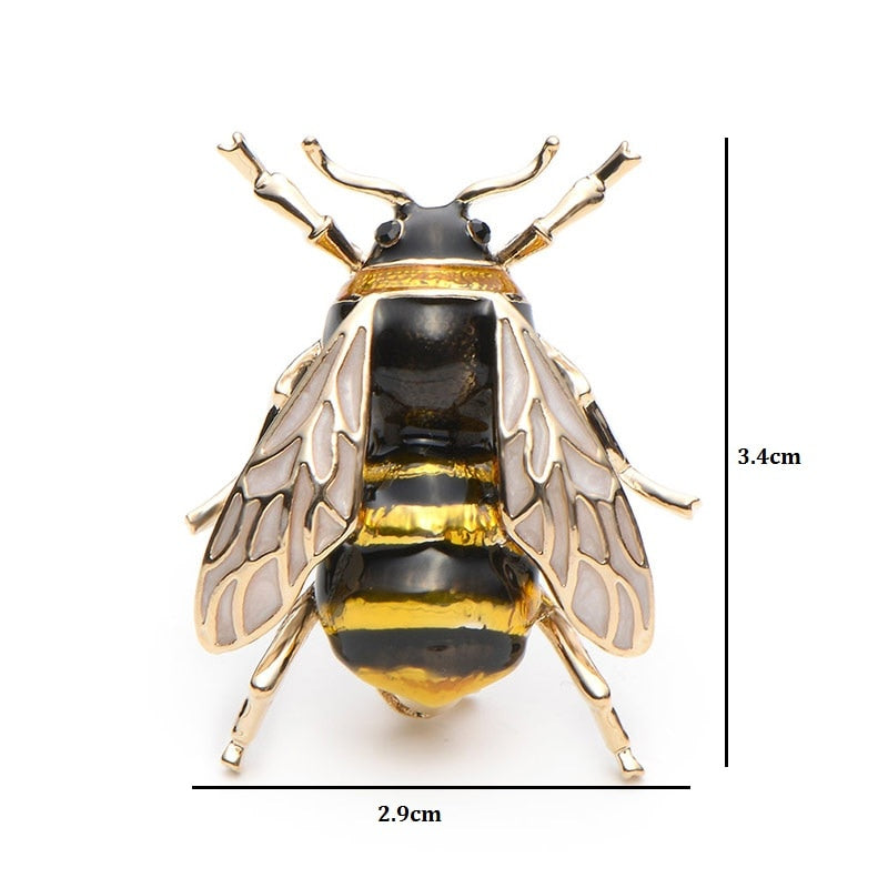 Vintage Bee Brooch Pin for Clothing and Accessories by HitMyNeed