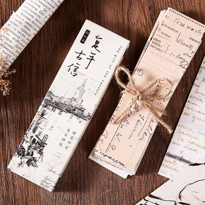 Vintage Bookmark Set, Retro Paper Cards (30 Pack) by HitMyNeed