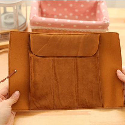 Vintage Canvas Roll Pencil Case with Large Capacity by HitMyNeed