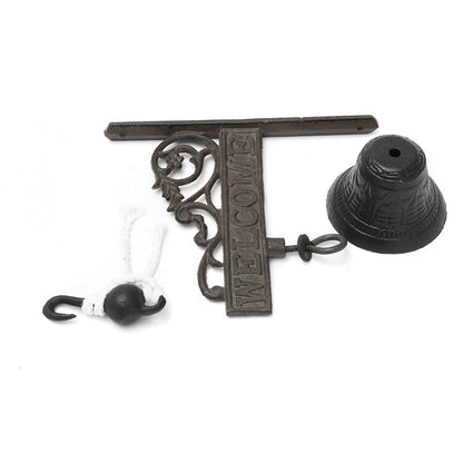 Vintage Cast Iron Wall Mounted Bell by HitMyNeed