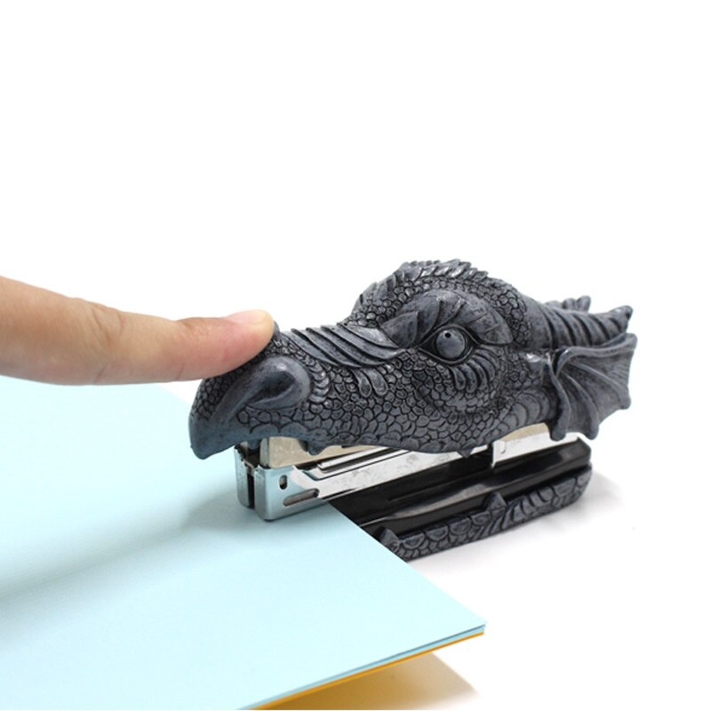 Vintage Dragon Head Stapler with Staples Set by HitMyNeed