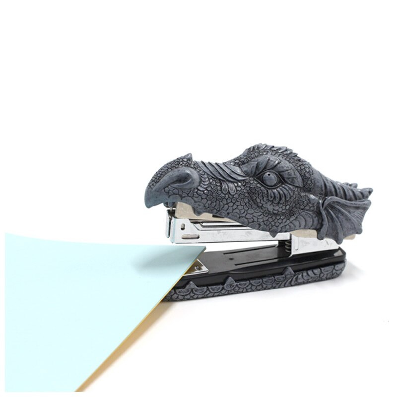 Vintage Dragon Head Stapler with Staples Set by HitMyNeed