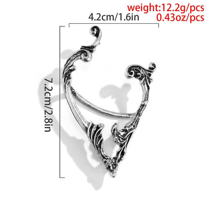 Vintage Elf Ear Cuff Earrings for Cosplay & Events by HitMyNeed
