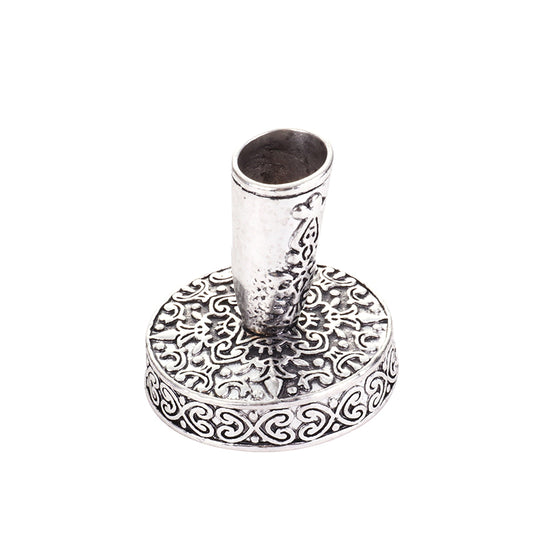 Vintage European Stainless Steel Quill Pen Stand by HitMyNeed