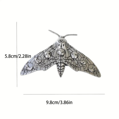Vintage Gothic Moth Hair Clip for Halloween & Daily Wear by HitMyNeed