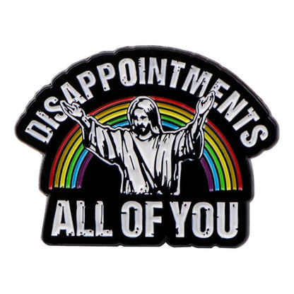 Vintage I Never Said That Jesus Enamel Lapel Pin 3.0 by HitMyNeed