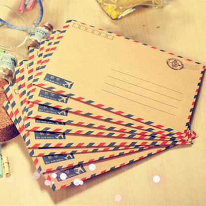Vintage Letter Envelope Stationery Set (8 Pack) by HitMyNeed