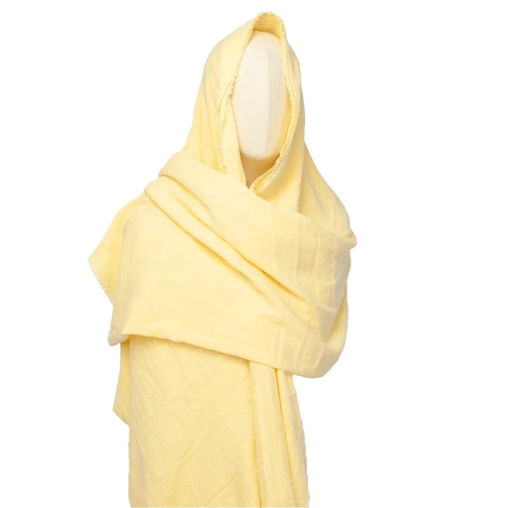 Vintage Medieval Hooded Scarf Cloak for Cosplay yellow 150cm by HitMyNeed