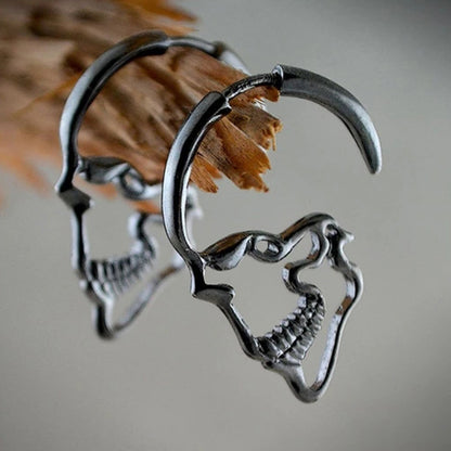 Vintage Skull Stud Earrings for Gothic & Halloween Style by HitMyNeed