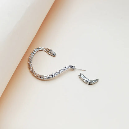 Vintage Snake Wrap Gothic Clip-On Ear Cuff Earrings by HitMyNeed