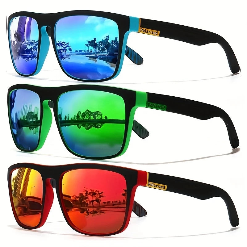 Vintage Square Polarized Sunglasses UV400 by HitMyNeed