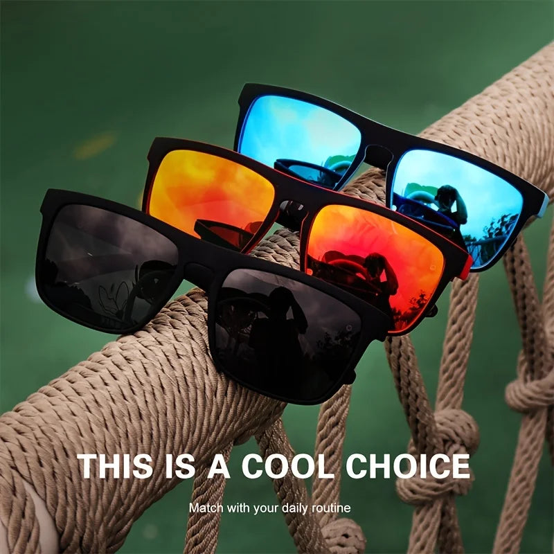 Vintage Square Polarized Sunglasses UV400 by HitMyNeed
