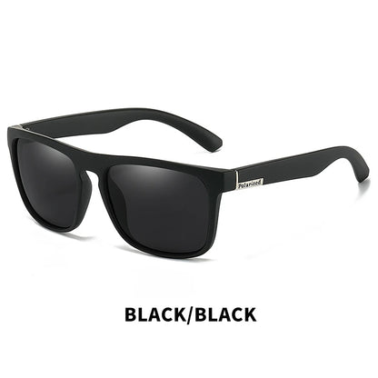 Vintage Square Polarized Sunglasses UV400 c4 by HitMyNeed