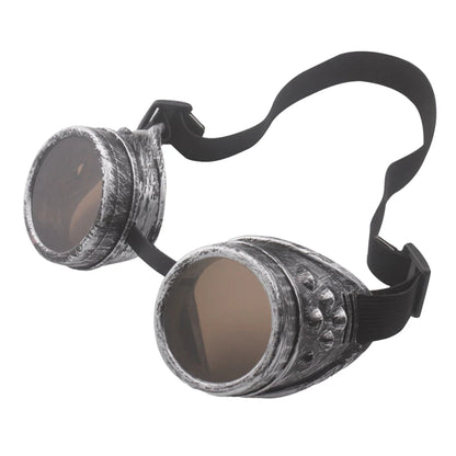 Vintage Steampunk Goggles Sunglasses for Cosplay & Parties b by HitMyNeed