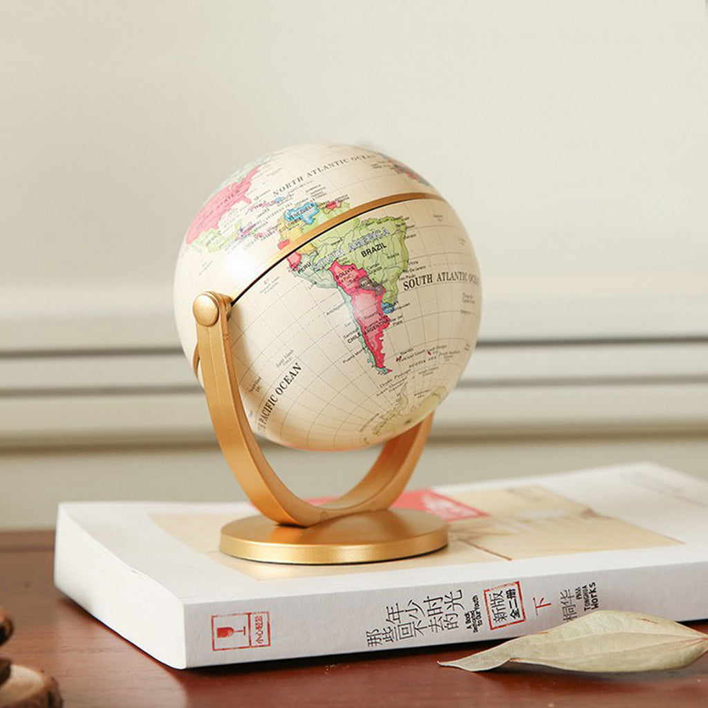 Vintage Style Mini Desk Globe for Desk & Office by HitMyNeed