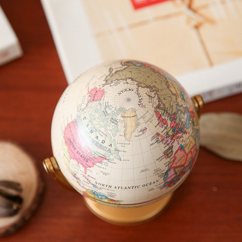 Vintage Style Mini Desk Globe for Desk & Office by HitMyNeed