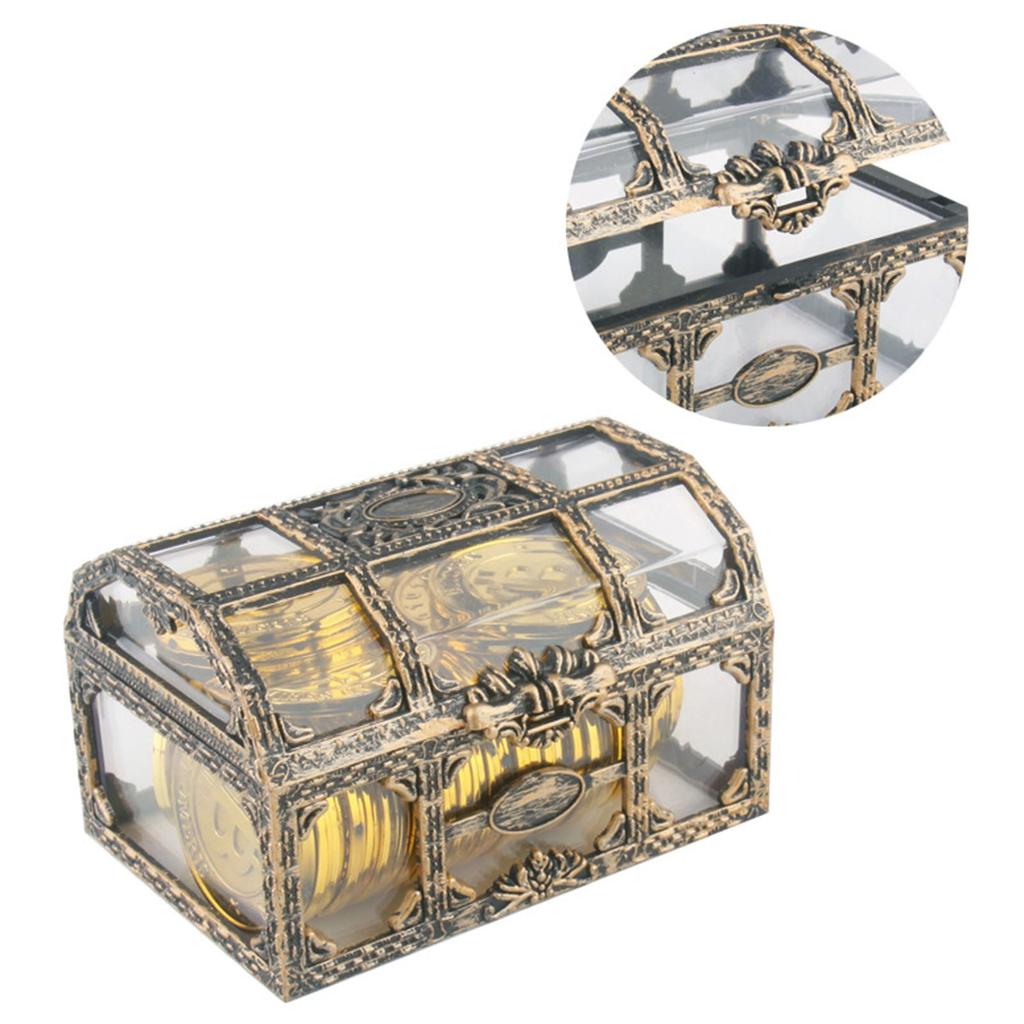 Vintage Treasure Chest Storage Box for Jewelry & Gifts by HitMyNeed