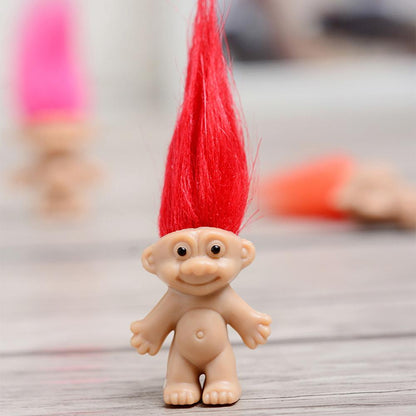 Vintage Troll Toys Set of 5 - Mini Collectible Figures by HitMyNeed