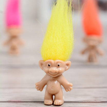 Vintage Troll Toys Set of 5 - Mini Collectible Figures by HitMyNeed