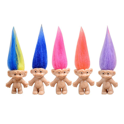 Vintage Troll Toys Set of 5 - Mini Collectible Figures by HitMyNeed