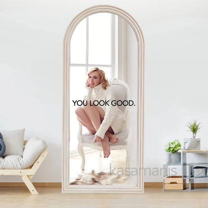 Vinyl Mirror Affirmation Sticker for Daily Positivity by HitMyNeed