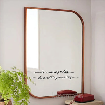 Vinyl Mirror Affirmation Sticker for Daily Positivity by HitMyNeed