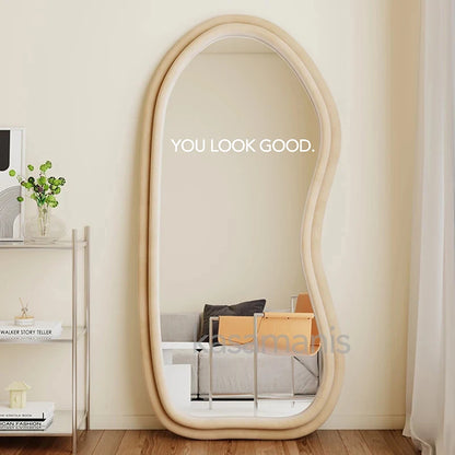 Vinyl Mirror Affirmation Sticker for Daily Positivity by HitMyNeed