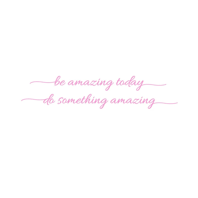 Vinyl Mirror Affirmation Sticker for Daily Positivity qt14139-soft-pink 56x5-cm by HitMyNeed