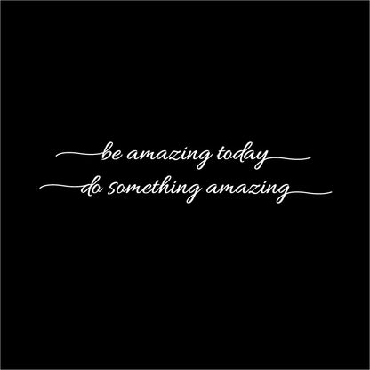 Vinyl Mirror Affirmation Sticker for Daily Positivity qt14139-white 56x5-cm by HitMyNeed