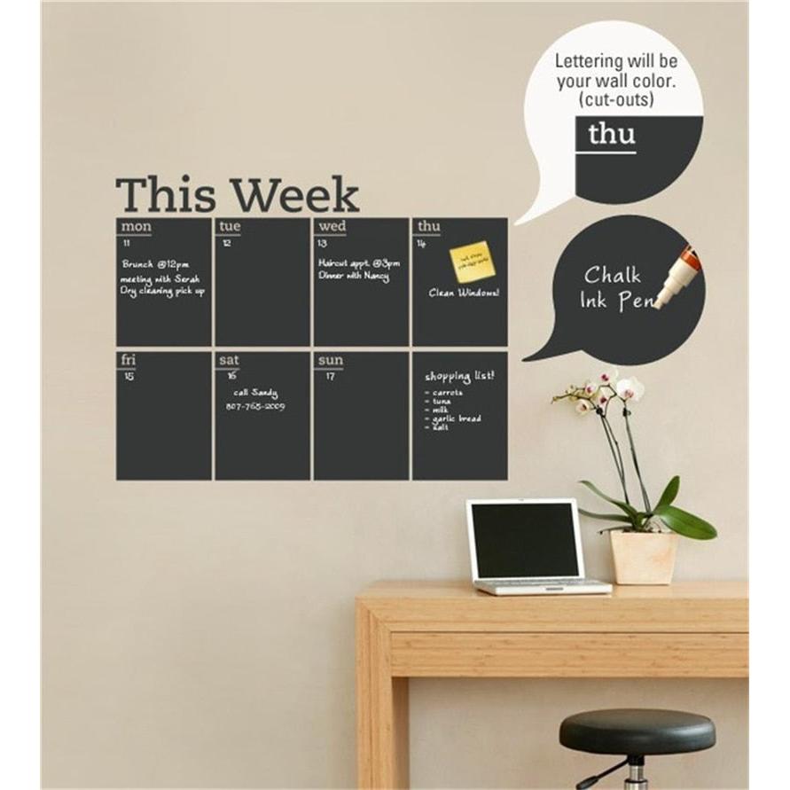 Vinyl Weekly Wall Planner Wall Sticker by HitMyNeed