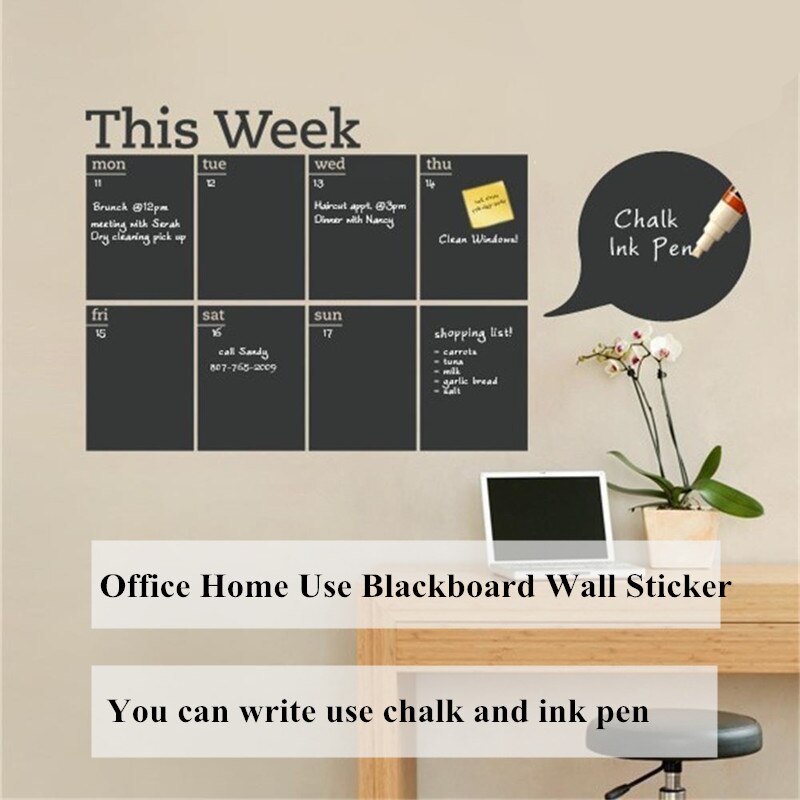 Vinyl Weekly Wall Planner Wall Sticker by HitMyNeed