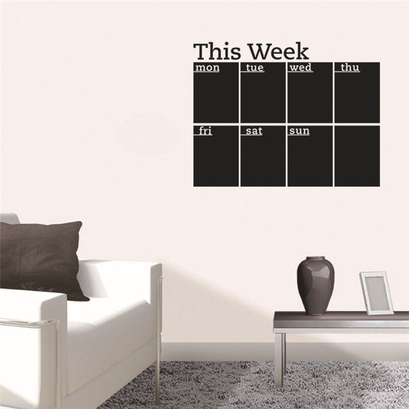 Vinyl Weekly Wall Planner Wall Sticker by HitMyNeed