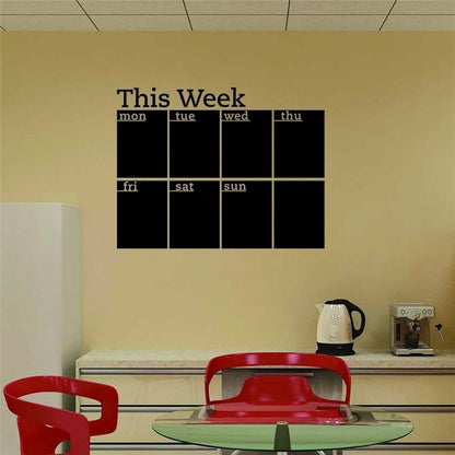 Vinyl Weekly Wall Planner Wall Sticker by HitMyNeed