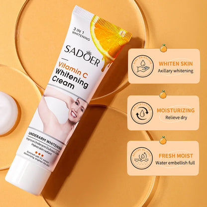 Vitamin C Brightening Body Cream for Dark Spots by HitMyNeed