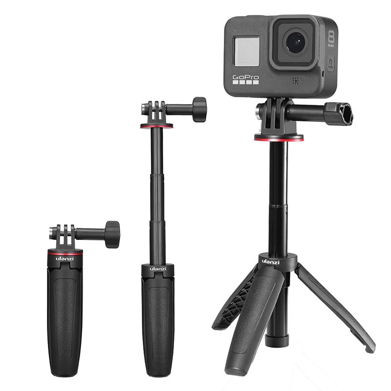 Vlog Tripod & Selfie Stick for Action Cameras by HitMyNeed