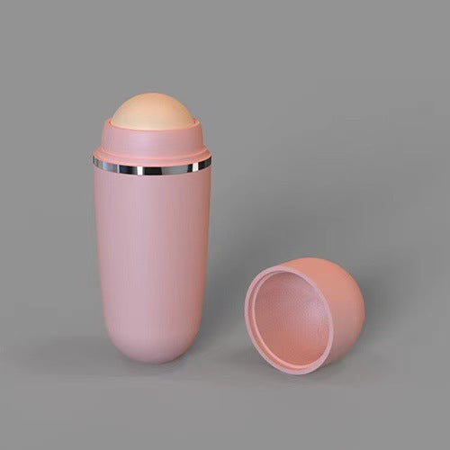 Volcanic Stone Face Oil Absorbing Roller pink-7x2-5cm by HitMyNeed