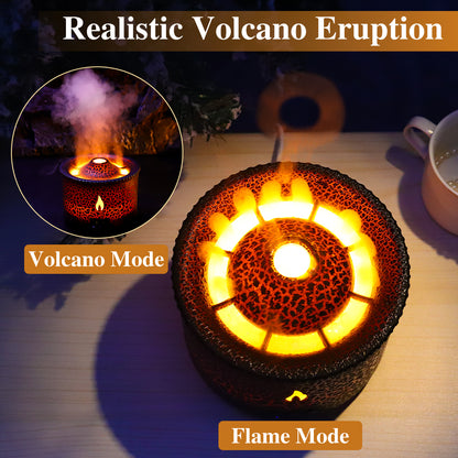 Volcano Flame Humidifier & Essential Oil Diffuser by HitMyNeed