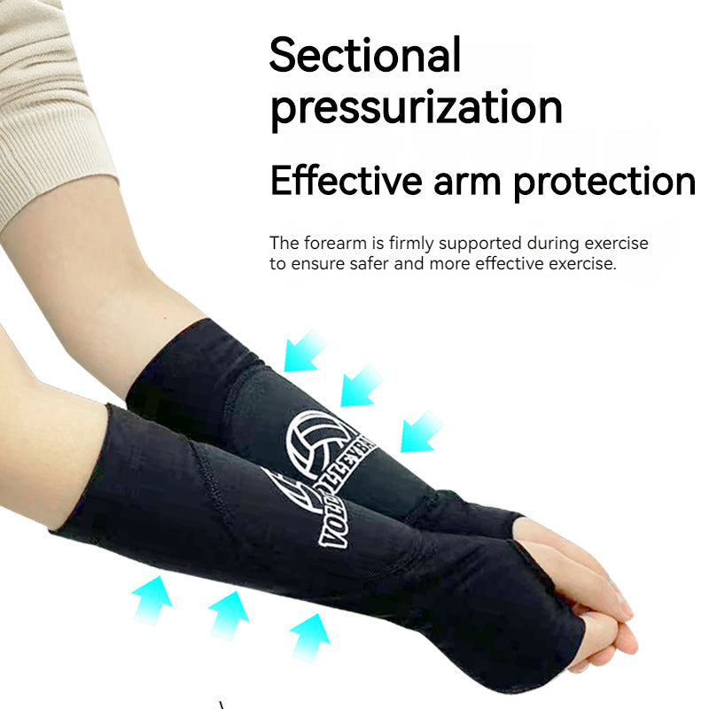 Volleyball Arm Sleeves with Protective Pads (Pair) by HitMyNeed